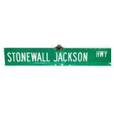 36x6 Stonewall Jackson street sign