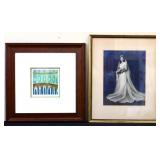 2 piece art lot, inc bride portrait NO SHIPPING