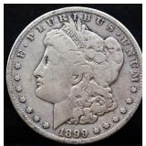 1899S Morgan silver dollar