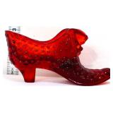 Fenton red hobnail shoe