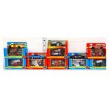 Lot of 12 race car toys some in org boxes
