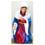 Vntg 27.5in kneeling Mary blow mold NO SHIPPING