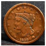 1839 large cent