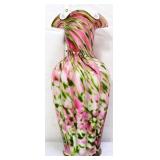 Fenton aventurine murrhina 13in vase