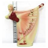 Fenton burmese ballerina figure
