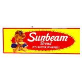 Metal 42x14 Sunbeam Bread sign