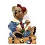 Boyds Bears Bailey On Suitcase cookie jar