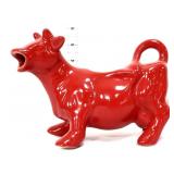 Red figural cow creamer