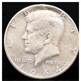 1964 Kennedy half dollar
