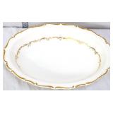 Royal Daulton 10.5in Richelieu oval bowl