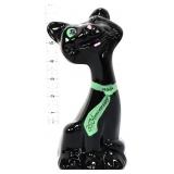 Fenton FAGCA 30th Ann. black happy cat figure