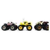 Lot of 3 mini toy trucks