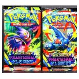 2 sealed Pokemon Phantasmal Flames booster sets