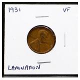 1931 Lincoln penny
