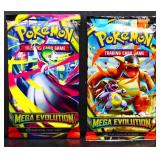 2 sealed Pokemon Mega Evolution booster sets
