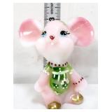 Fenton rosalene mouse in green shirt
