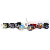Lot of 9 Disney character mugs