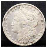1896O Morgan silver dollar
