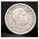 1883 Kingdom Of Hawaii dime