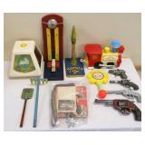 Mixed estate lot, Circus Train toy & toy pistols
