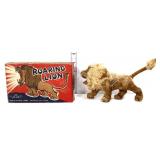 Vntg Alps Roaring Lion key wind toy w/ box