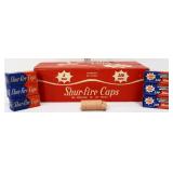 Vintage Shur-Fire Caps box with contents