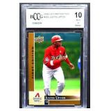 Graded GM 2009 Upper Deck Justin Upton card