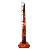 Vntg 10in tin litho Halloween horn noisemaker