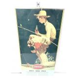 Coca Cola Norman Rockwell Boy Fishing adv