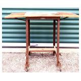 Vintage drop leaf typewriter table see photos