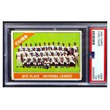 Graded 1966 Topps Cubs Team card
