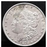 1878 Morgan silver dollar