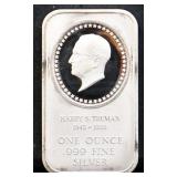 1oz Harry Truman silver bar