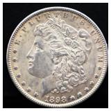 1898 Morgan silver dollar