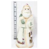 Fenton 9in Old World Santa w/ green sack figure