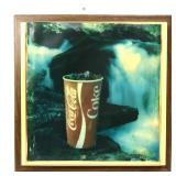 Lighted Coca Cola adv sign, see photos