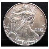 2004 silver eagle coin