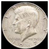1967 Kennedy half dollar