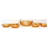 7pc marigold carnival iris & herringbone berry set