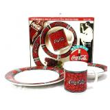 12 piece Coca Cola dish set in org  box