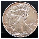 1997 silver eagle coin