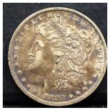 1882O Morgan silver dollar