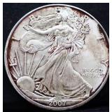 2007 silver eagle coin