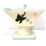 Vintage Hull butterfly pedestal planter