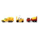 Lot of 3 Tomika cars, inc cement truck