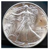 1986 silver eagle coin