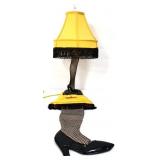 Christmas Story leg lamp & stocking see pics