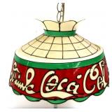 Vintage plastic Coca Cola hanging light fixture
