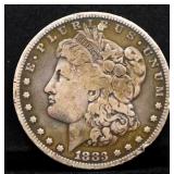 1883S Morgan silver dollar