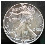 1999 silver eagle coin
